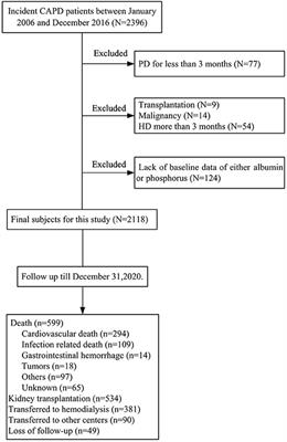 Serum Phosphorus and Albumin in Patients Undergoing Peritoneal Dialysis: Interaction and Association With Mortality